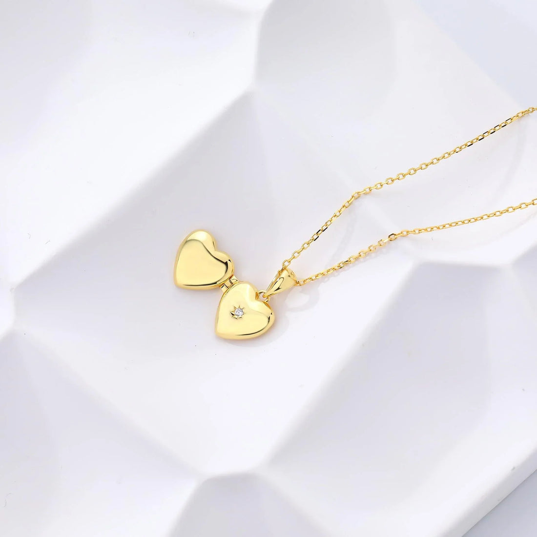 Heart Mini Locket Necklace - Camillaboutiqueshop