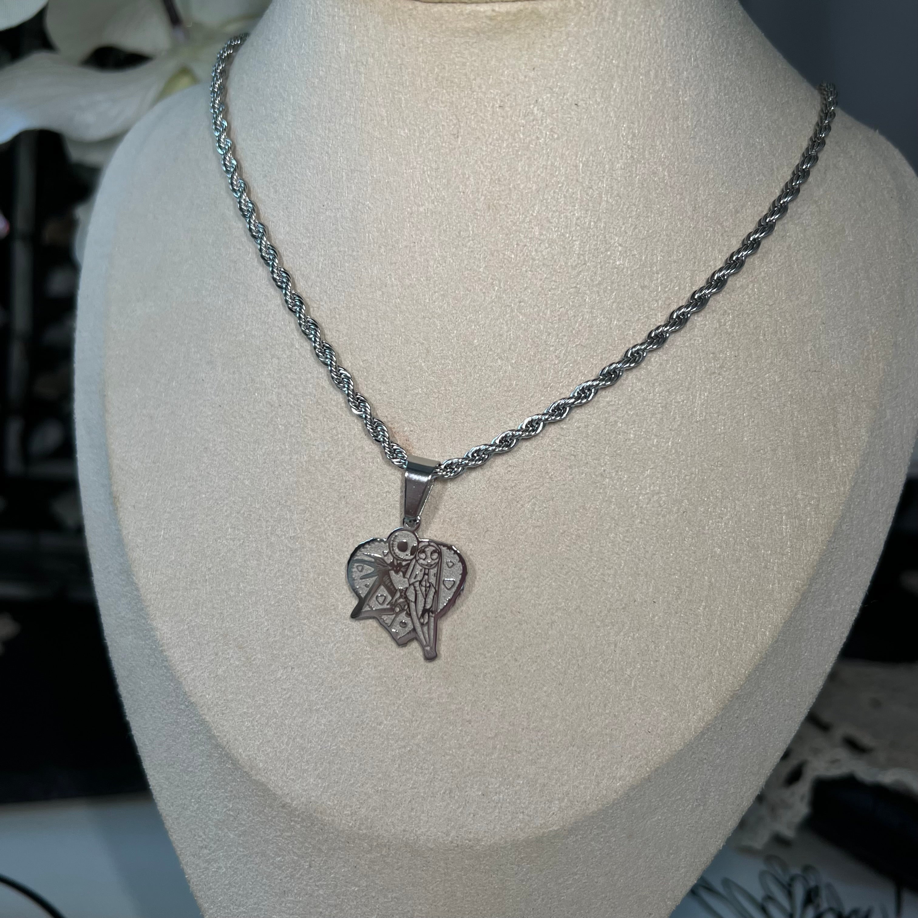 Custom Nightmare before Christmas Pendant Necklace