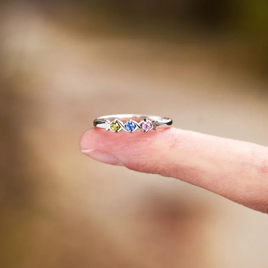 1-6 BIRTHSTONES XOXO RING - camillaboutiqueshop