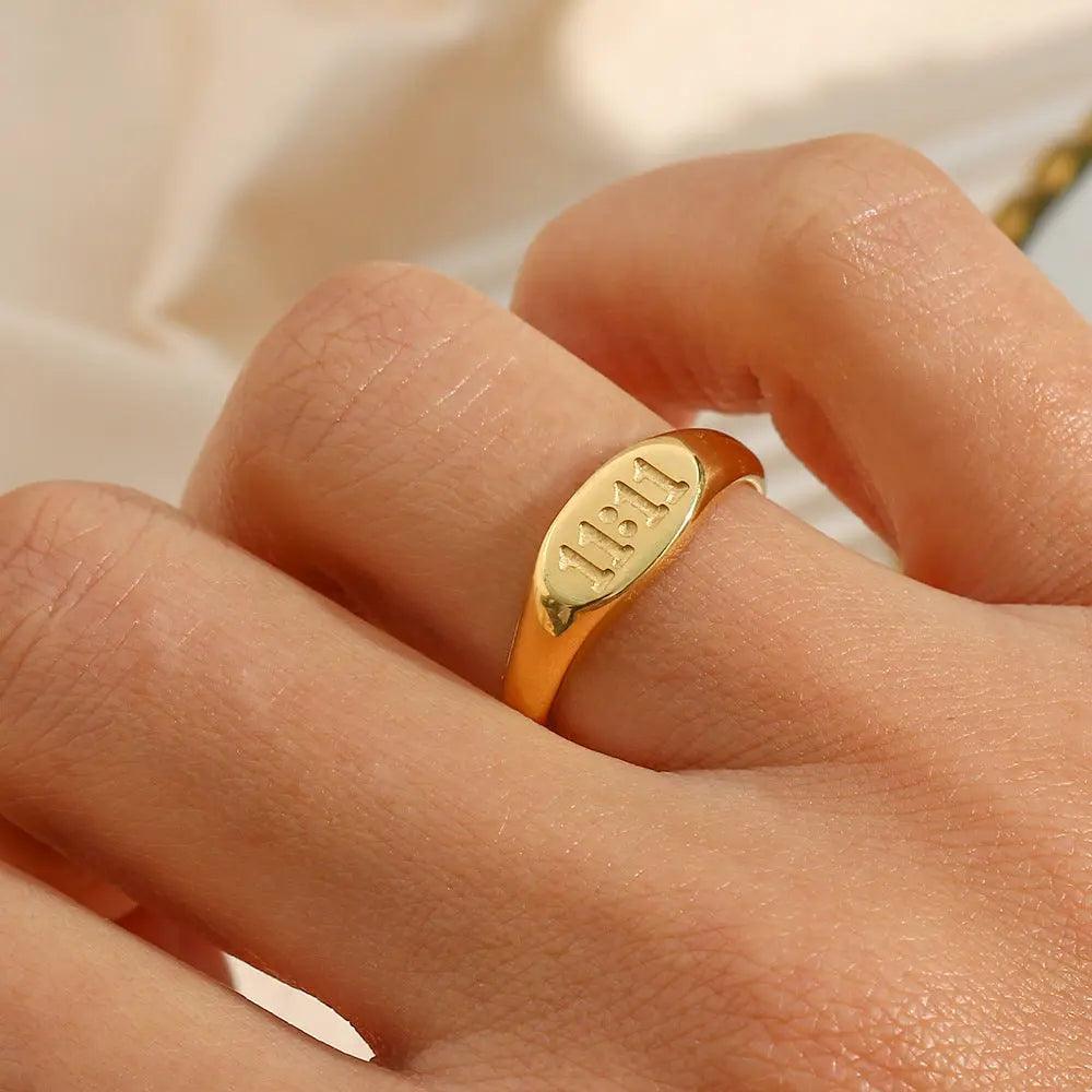 11:11 Angel Number Ring - Camillaboutiqueshop