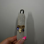 Blue Evil Eye Charm Ring - camillaboutiqueshop