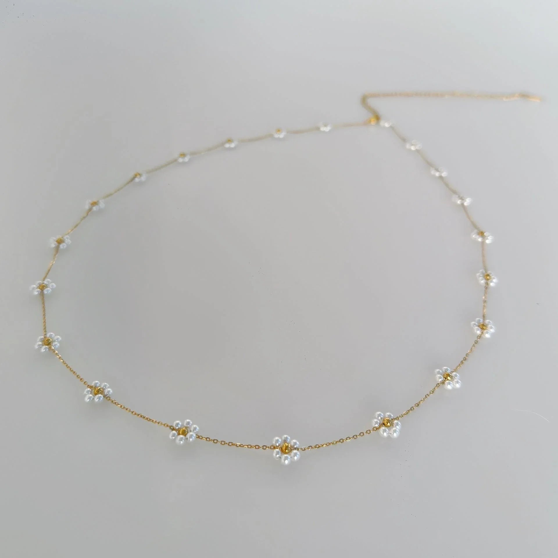 18K Gold Pearl Flower Waist Chain - camillaboutiqueshop