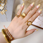 Aurora Interlock Stacking Ring - camillaboutiqueshop