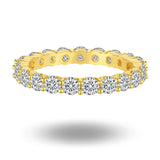 3MM ROUND CUT ETERNITY BAND -camillaboutiqueshop