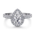 2.0 CT PEAR CUT RING - Camillaboutiqueshop