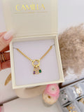2 Birthstone & Initial Bracelet - Camillaboutiqueshop