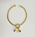 2 Birthstone & Initial Bracelet - Camillaboutiqueshop
