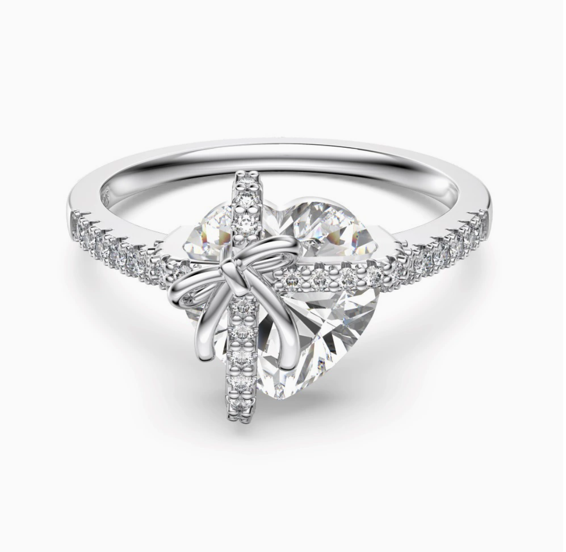 Aurora Heart Bow Ring