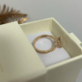 'FOREVER LOVE' MOISSANITE RING 2CT-GOLD