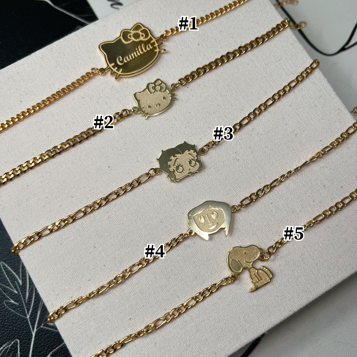 Custom Cartoon Bracelet