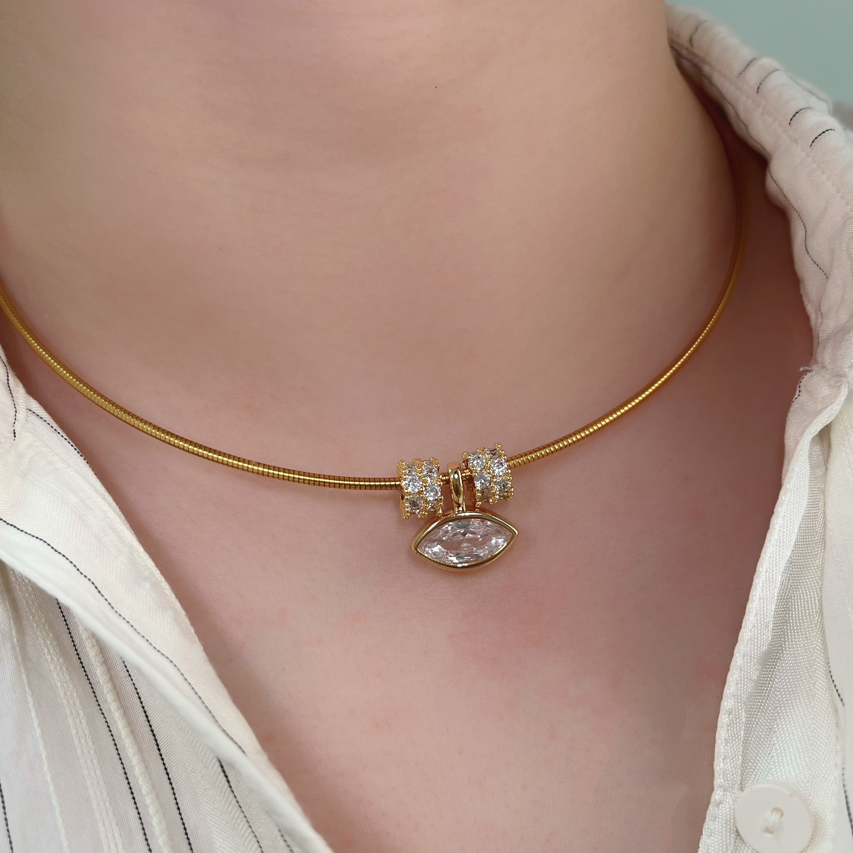 BEVERLY CHOKER NECKLACE -camillaboutiqueshop