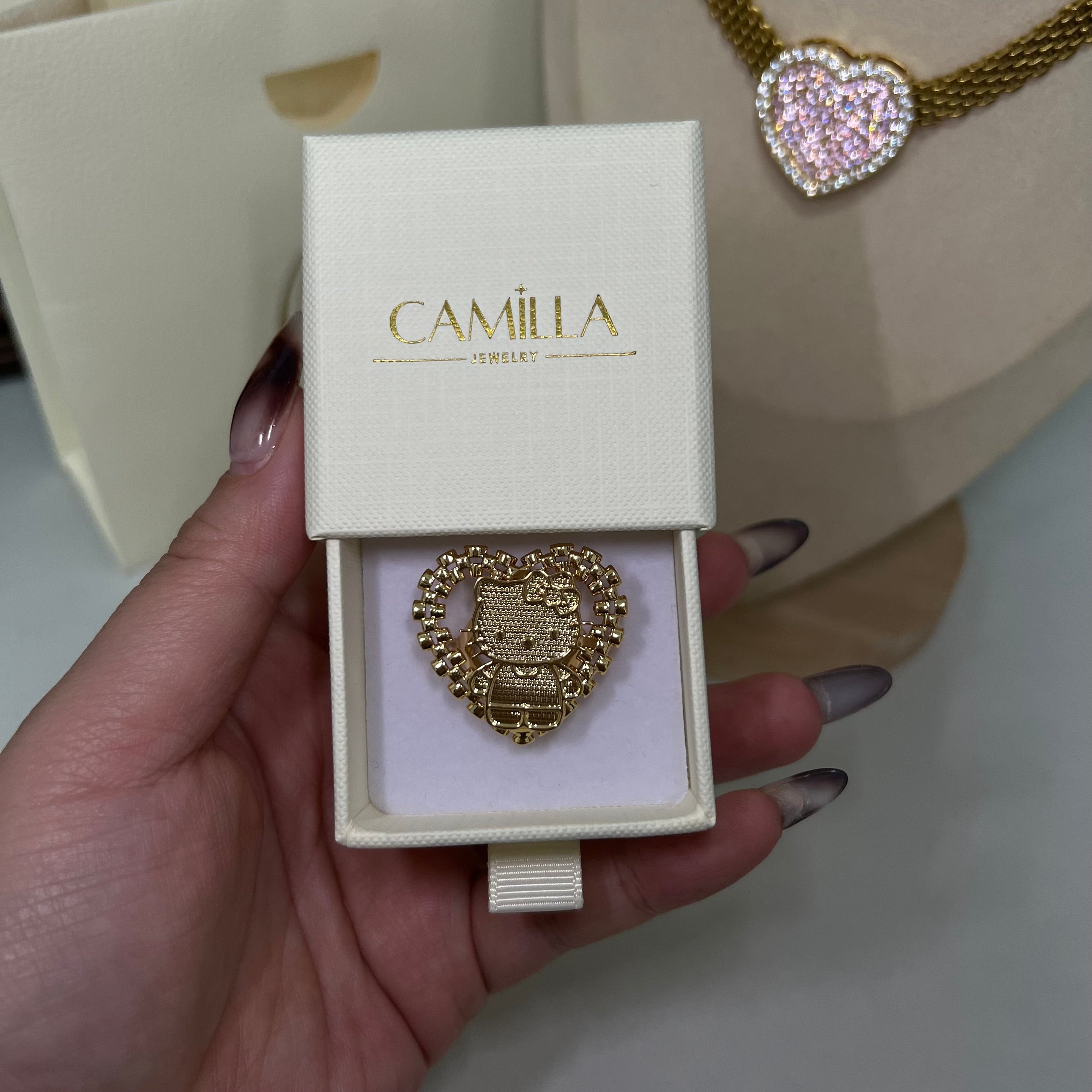 Custom Rolex Heart HK Ring -camillaboutiqueshop