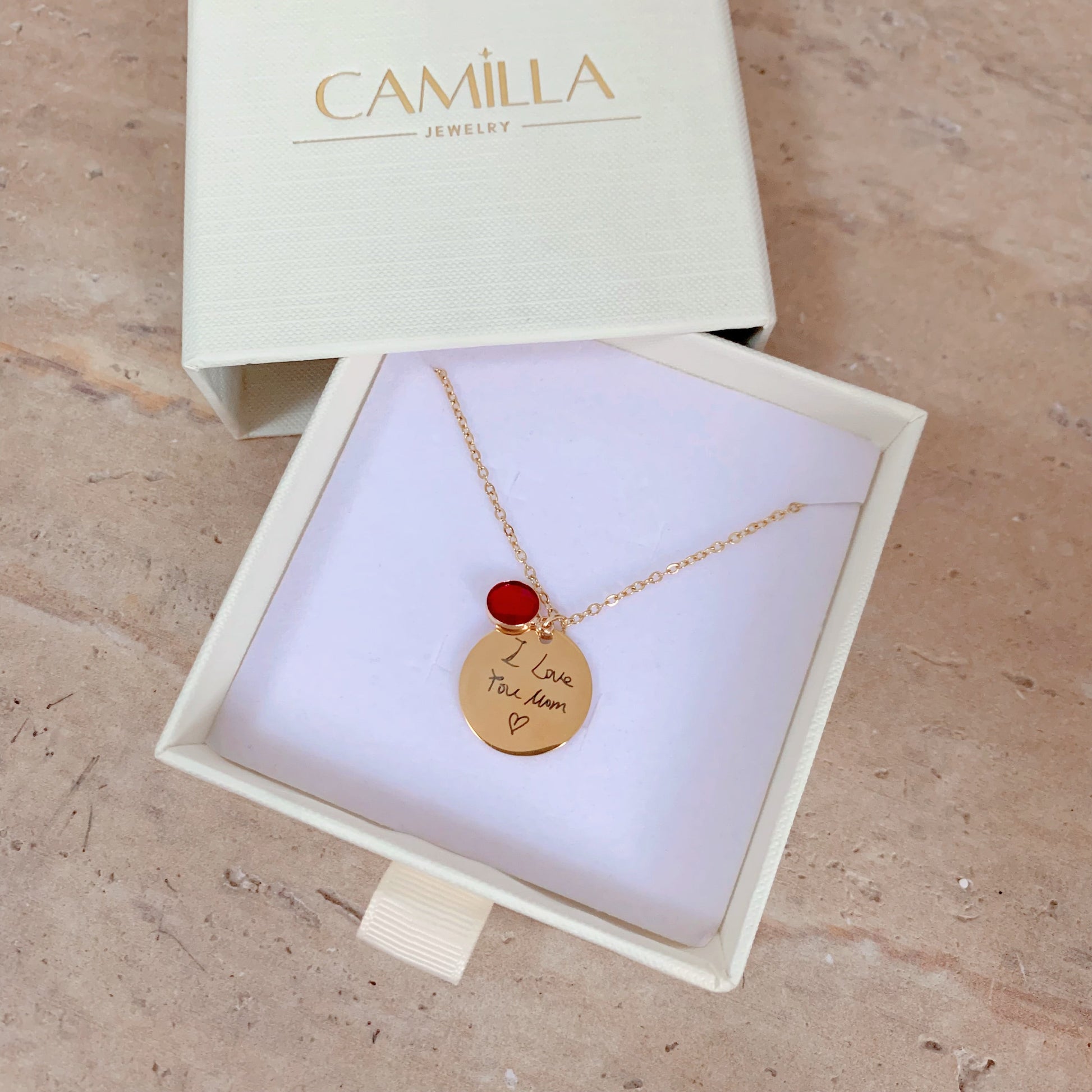 Actual Handwriting Necklace - camillajewelry