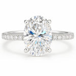 'ELLA' OVAL CUT MOISSANITE RING 3CT -camillaboutiqueshop