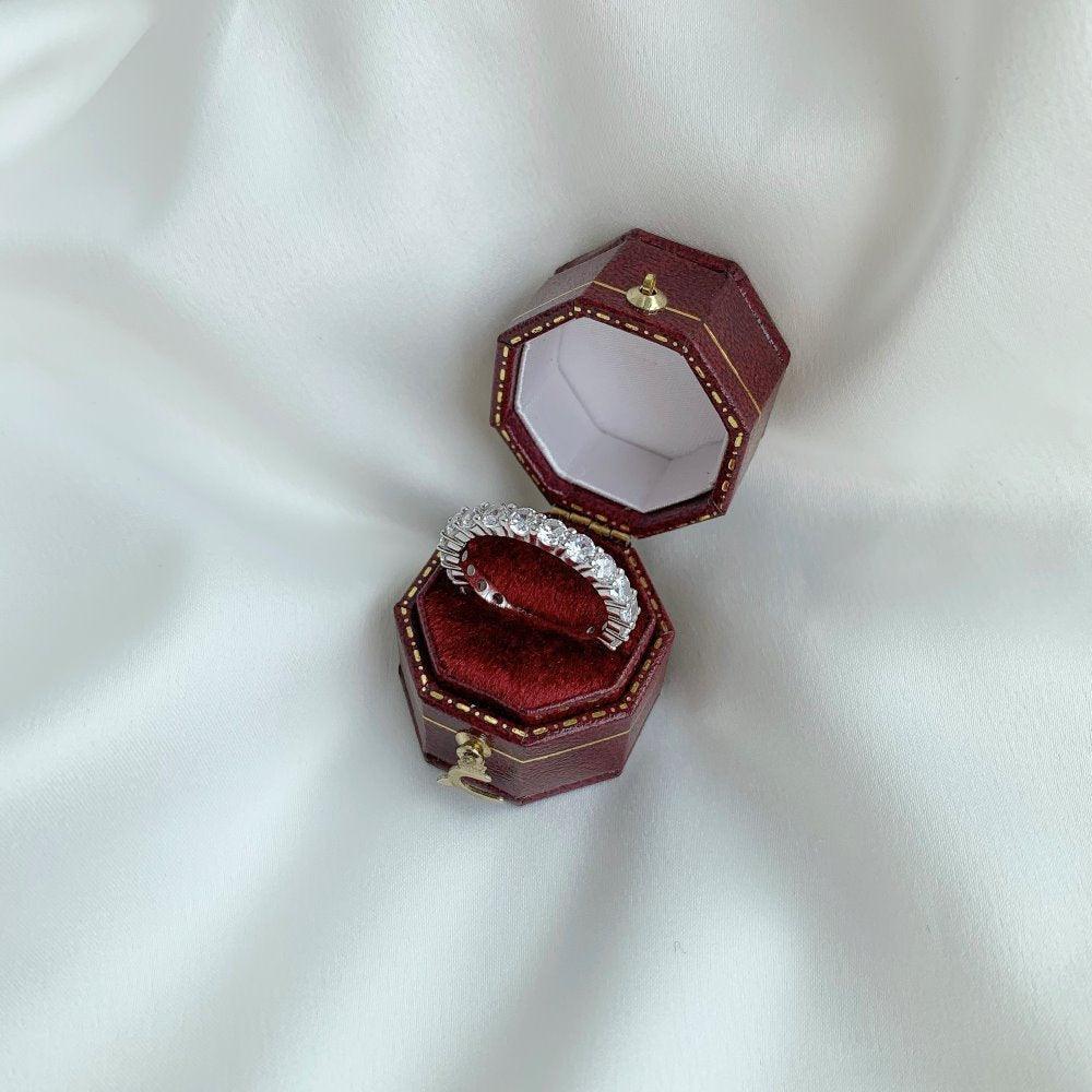 3MM ROUND CUT ETERNITY BAND - camillaboutiqueshop