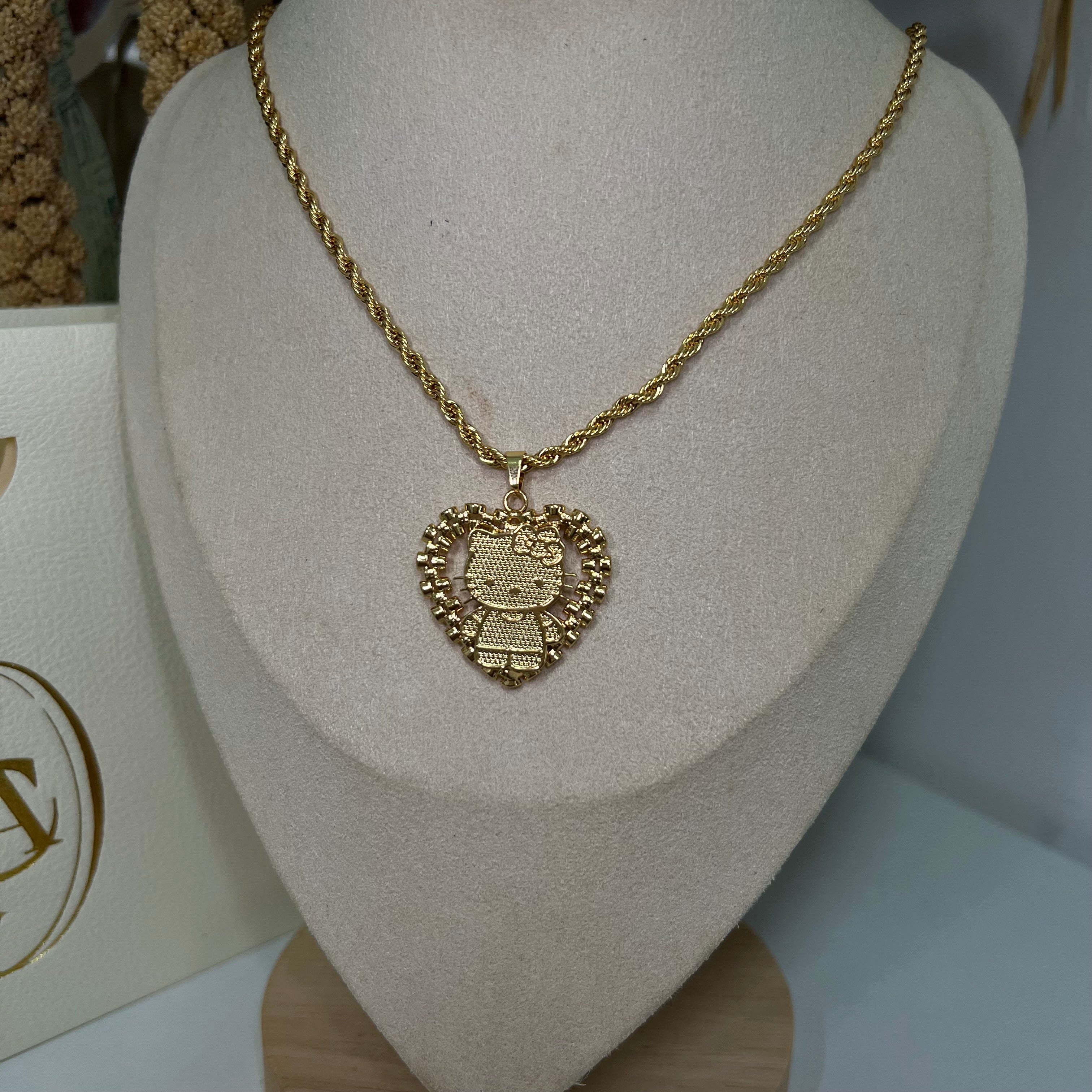 Heart Rolex HK Full Body Pendant Necklace