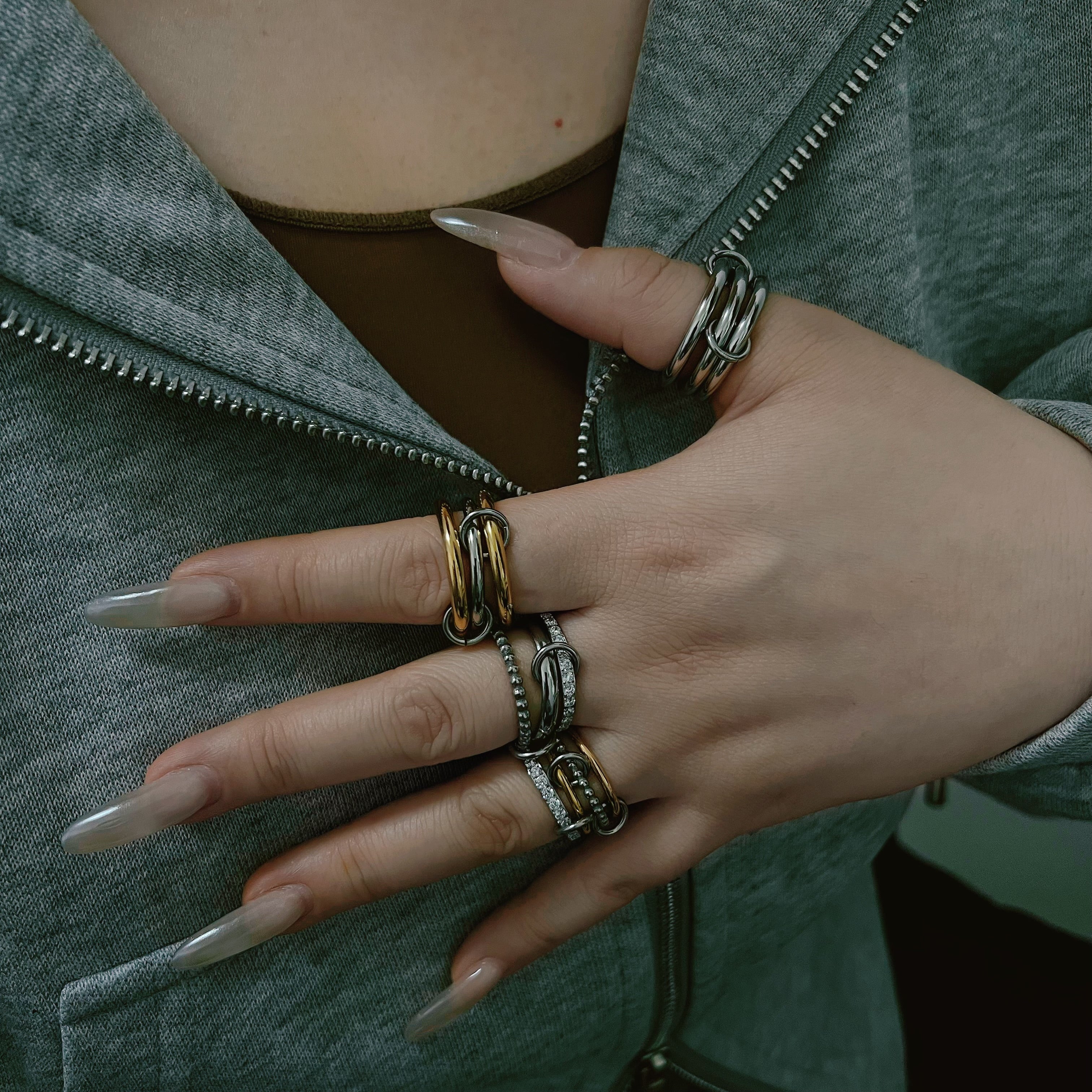 Mia Spinner Stackable Ring