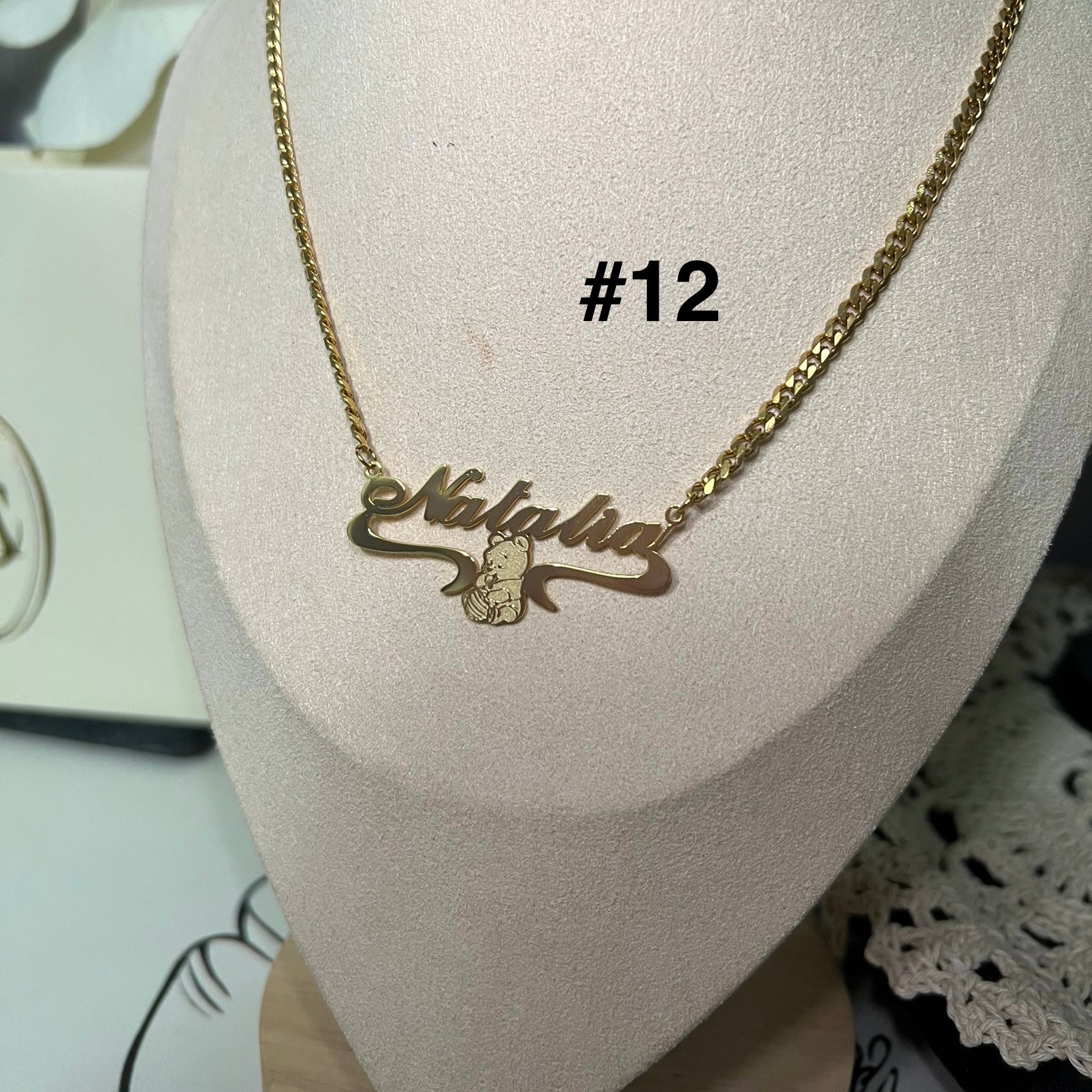 Custom Winnie Name Necklace