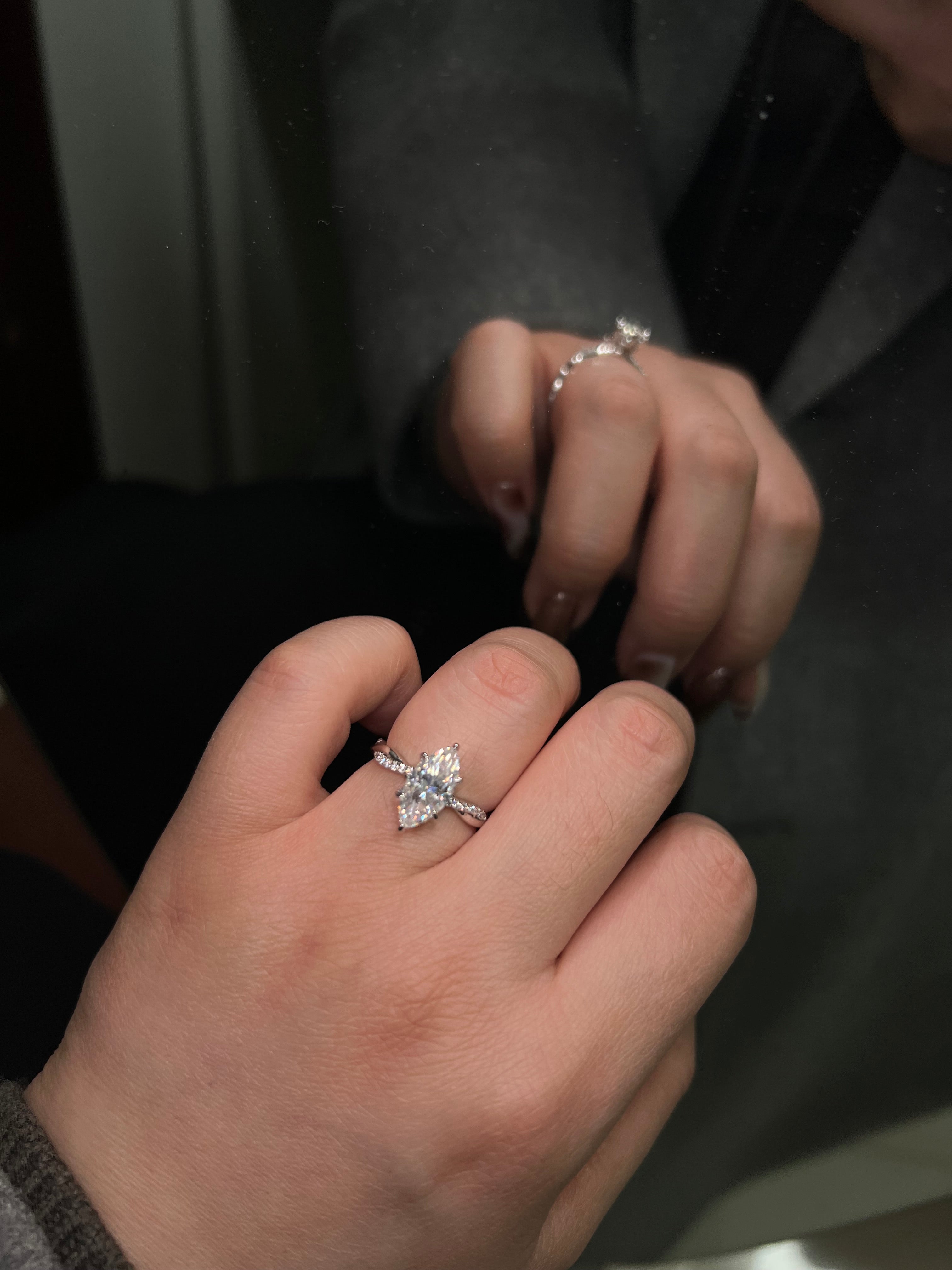 'FOREVER LOVE' MOISSANITE RING 2CT