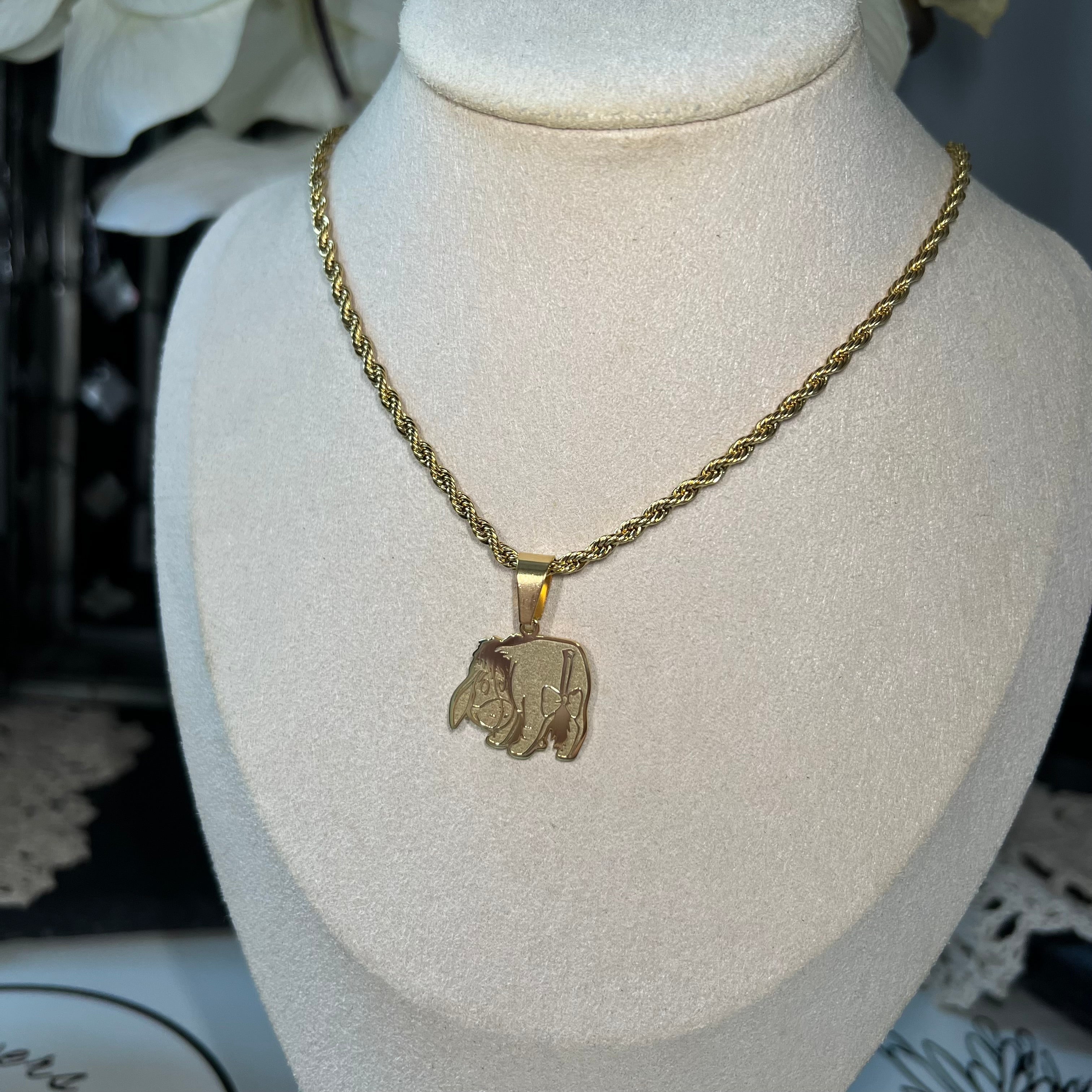 Custom Eeyore Necklace