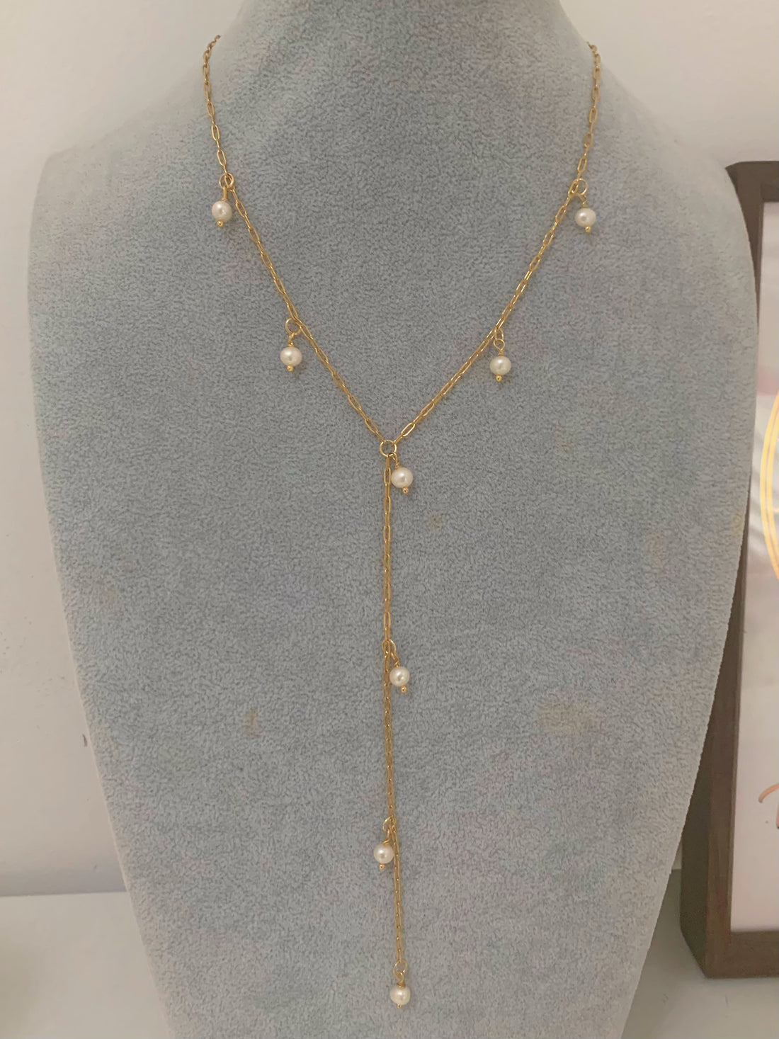 Pearl Station Lariat Y Necklace - camillaboutiqueshop