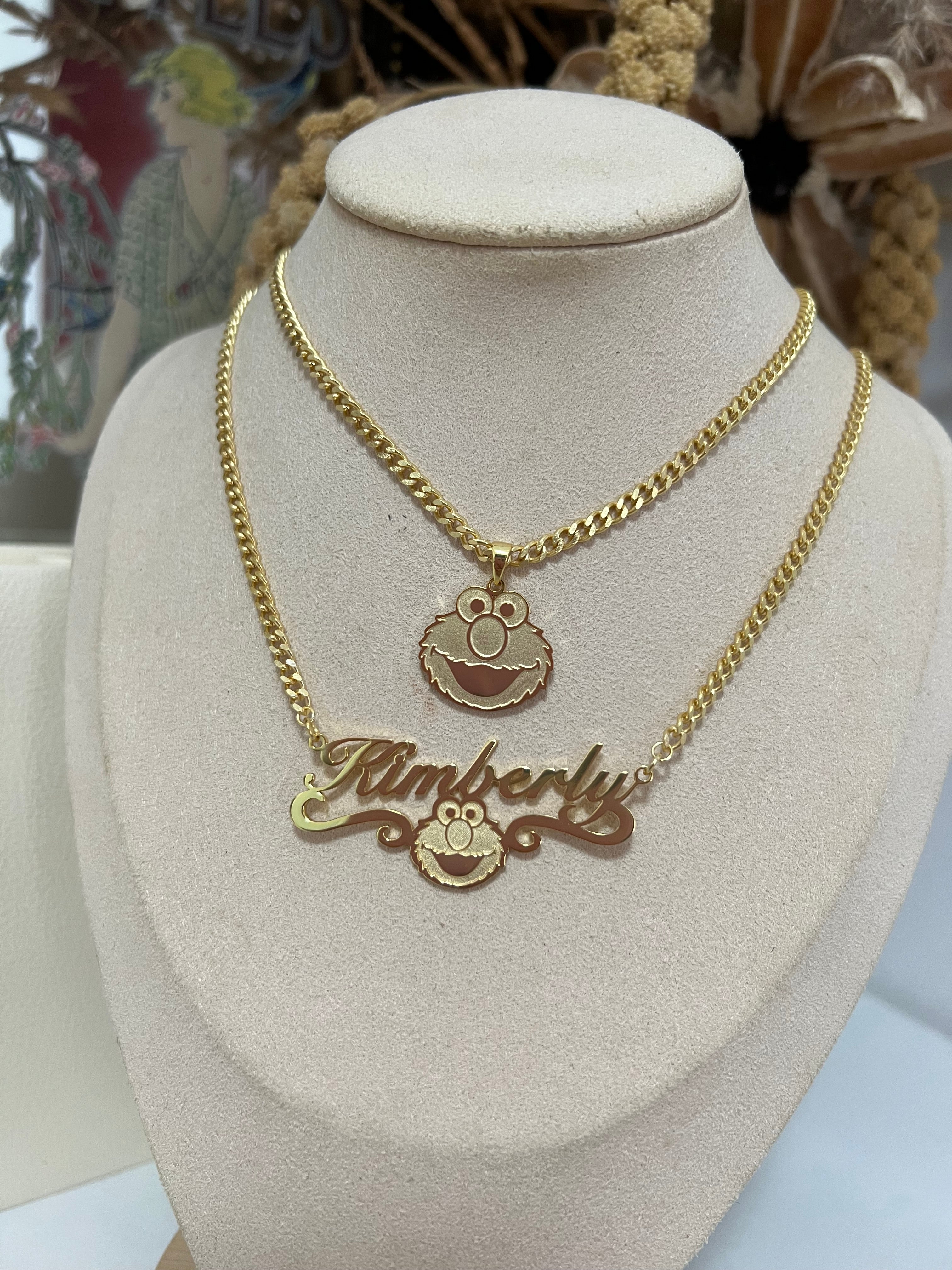 Custom Elm* Name Necklace