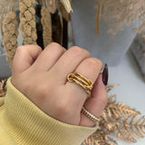 Alex Interlock Stacking Ring - camillaboutiqueshop