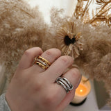 Eva Interlock Stacking Ring - camillaboutiqueshop