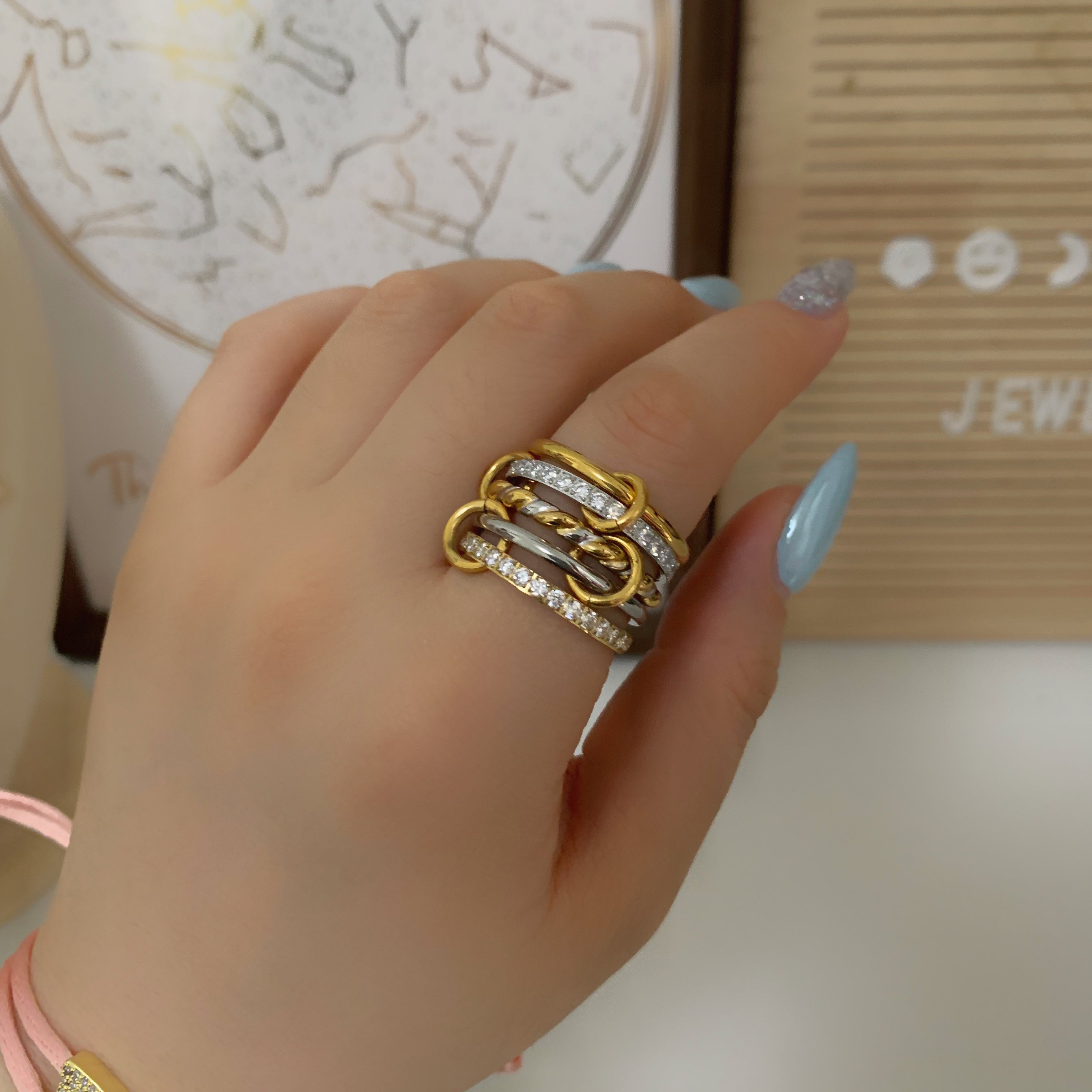 Julia  Interlock Stacking Ring