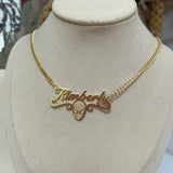 Custom Spider Name Necklace -camillaboutiqueshop