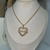 Custom Heart Rolex Name Necklace -camillaboutiqueshop