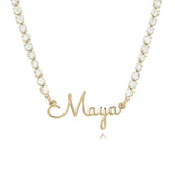 Custom Name Tennis Necklace -camillaboutiqueshop
