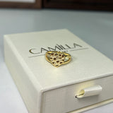 Heart Nugget Ring -camillaboutiqueshop