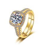 'LONDON' MOISSANITE RING SET -camillaboutiqueshop