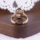 'Taylor' Cushion Cut Moissanite Ring - 10ct