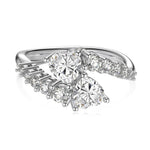 Double Heart Ring - camillaboutiqueshop