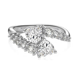 Double Heart Ring - camillaboutiqueshop