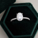 'TRUE LOVE' OVAL CUT MOISSANITE RING -camillaboutiqueshop