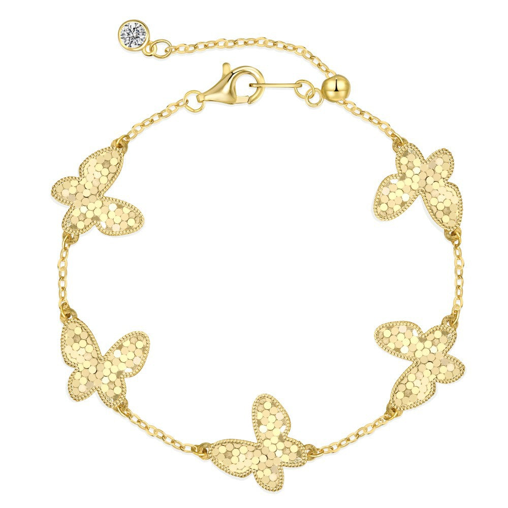 Sterling Silver Dreamy Butterfly Bracelet