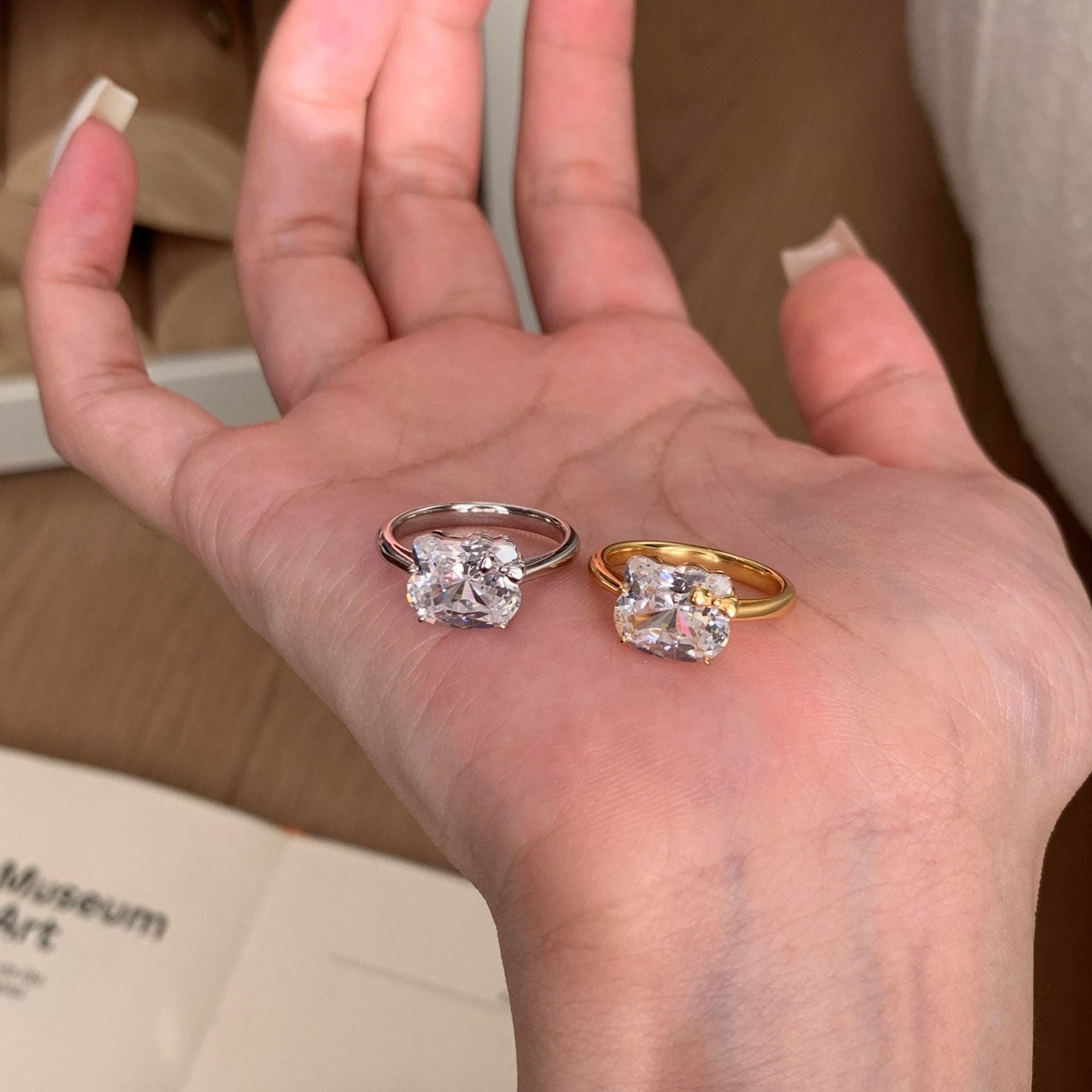 Hello Kitty AK Ring – Sterlingsilber