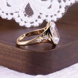 'Taylor' Cushion Cut Moissanite Ring - 10ct