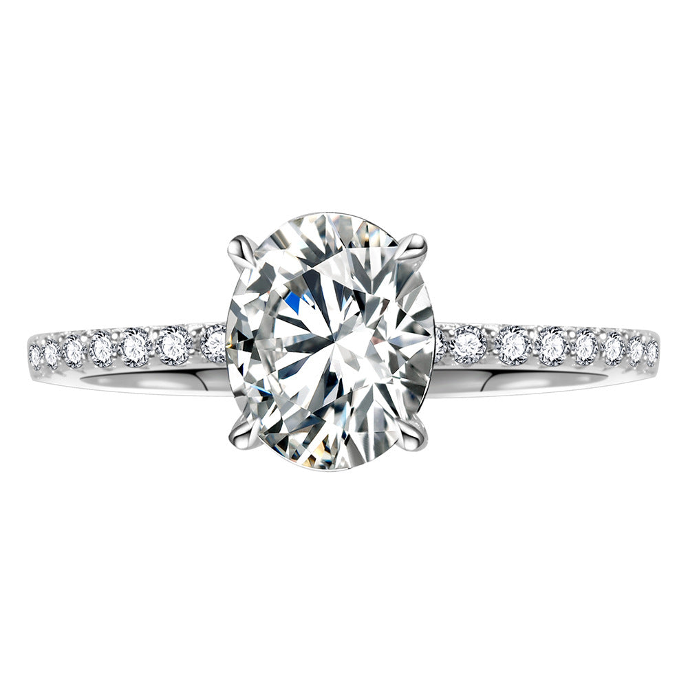 'TRUE LOVE' OVAL CUT MOISSANITE RING -camillaboutiqueshop