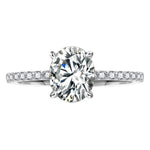'TRUE LOVE' OVAL CUT MOISSANITE RING -camillaboutiqueshop