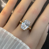 'Taylor' Cushion Cut Moissanite Ring - 10ct