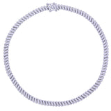 Pave Golden Wave Tennis Necklace -camillaboutiqueshop