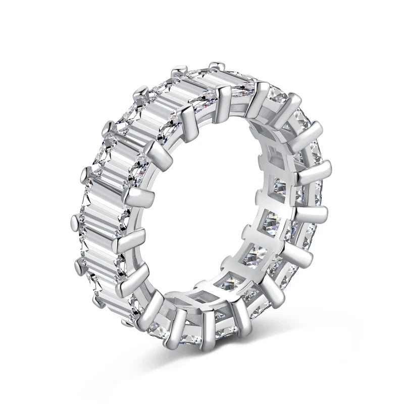 Sofia Eternity Emerald Cut Ring Band
