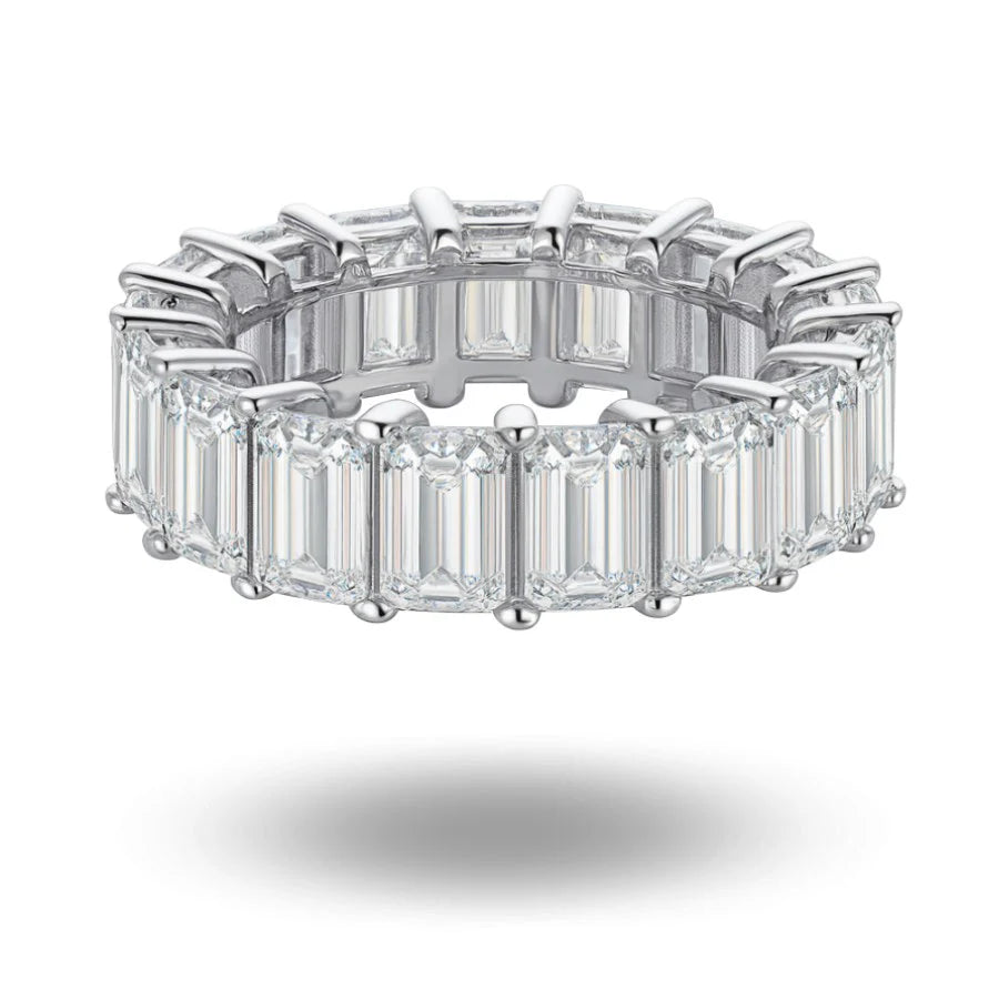 Sofia Eternity Emerald Cut Ring Band