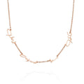 Arabic Multiple Name Necklace in Rose Gold Plating - Camillaboutiqueshop