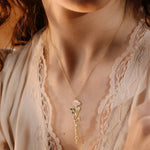 Birth Flower Name Necklace - camillaboutiqueshop