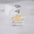 Birth Flower Name Ring - Camillaboutiqueshop